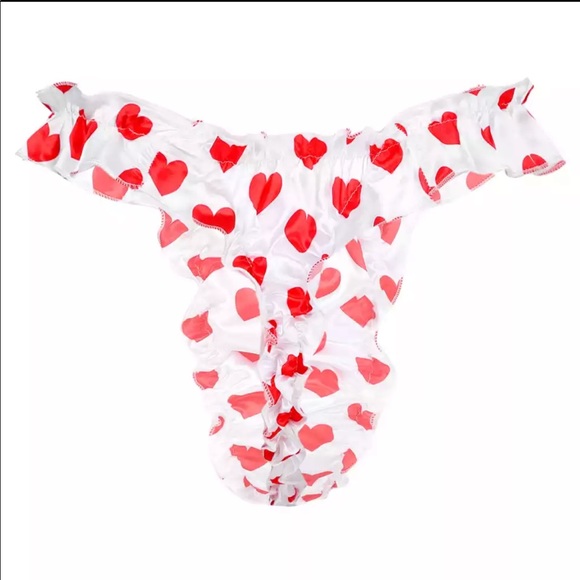 Men’s Women’s Silk Panties Satin Briefs Cute Hi-Lo Rise Thongs Scrunch Underwear - Picture 8 of 16